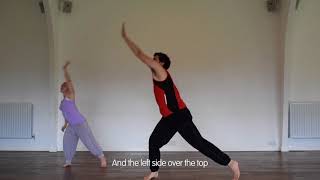 Stopgap Dance Company (inclusive dance class for disabled people) Swings with Christian