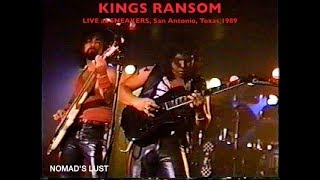 KING'S RANSOM Live 1989 Z-Rock at Sneakers, San Antonio, Texas