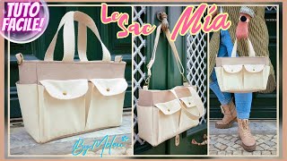 🎀 TUTO #DIY FACILE 🎀 Coudre pas-à-pas Le Sac à Main Fourre-tout #MIA 🥰