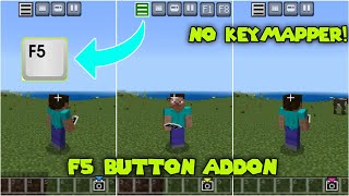 F5 Button Addon For Minecraft Pe 1.20 (No keymapper)