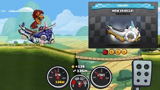 Hoverbike Hill Climb Racing 2 New Vehicle (Fully upgraded Hoverbike Test)