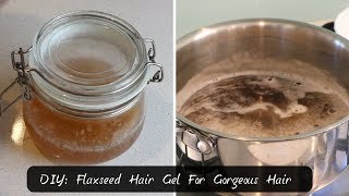 DIY Flaxseed Hair gel | Best Homemade Hair gel