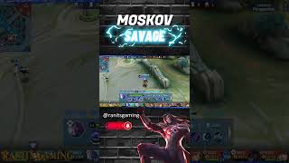 Moments Moskov Savage BarBar Banget Keren Parah | Form Subscriber #ranitsgaming #savagemlbb #mlbb