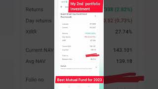 Best Small Cap mutual fund 2023 #shorts #sip