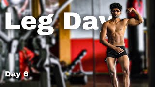 Winter Lean Bulk Day 6 - Intense Leg 🦵 Workout