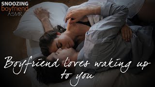 ASMR boyfriend loves waking up to you [M4A] [soft spoken] [sleepy] [cuddles] [cute] [BFE]