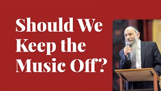 Should I keep the music off in solidarity? | Ask the Rabbi Live with Rabbi Chaim Mintz