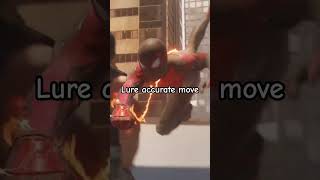 WHEN YOU HIT LURE ACCURATE MOVE #short #shorts #shortvideo #subscribe #shortsfeed #gaming #spiderman