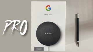 Overly Professional Unboxing of Google Nest Mini (Gen 2)