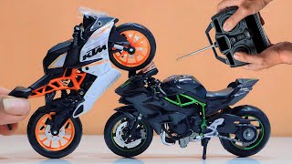 RC Kawasaki KTM 1290 Super Bike Unboxing & Testing @coolunboxing👑