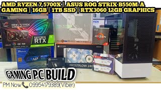 GAMING PC BUILD | RYZEN 7 5700X | ASUS ROG STRIX B550-A GAMING | 16GB | ASUS ROG STRIX RTX3060 12GB