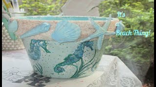 How to create a Seahorse planter Terra Cotta Pot