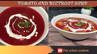 Tomato & beetroot soup| Quick and easy soup recipe| winter booster| टमाटर सूप की रेसिपी