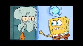 pongebob's Game Frenzy - SPONGEBOB DOOR SMASH SQUIDWARD Awesome FACE - Nicklodeon Kids Games