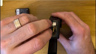 How To Insert A Micro Memory SD Card Into The DJI OSMO Action Camera 4