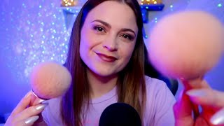 ASMR | Gentle Face Brushing & Mic Scratching To Help You Sleep