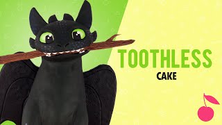 Toothless the Dragon 3D Cake Tutorial | How To | How to Train Your Dragon | Cherry School