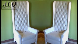 DIY-HOW TO UPHOLSTER A HIGH BACK TUFTED CHAIR - ALO Upholstery