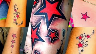 Star⭐ tattoo /  star🌟 tattoo designs on hand for girl / how to make simple tattoo of star☀️