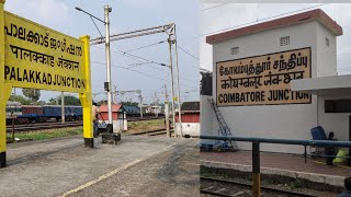 Palakkad to Coimbatore Full Train Journey | Route Diversion