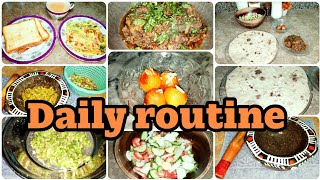 Daily routine with family and chirag galiyan gosht recipe 🫕👍😲