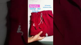 meesho chikankari top unboxing only rs 181/- 😱#shorts #meesho #meeshotops #youtubeshorts #trending