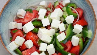 Easy Greek Salad Recipe