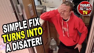 Fixing The Motorhome Drain: Or Did He Make It WORSE!