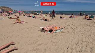 The Majestic Beaches Of ALACANT | Alicante Beach Walk Spain | ALICANTE Spain | Postiguet 2023