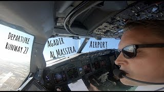 Departure runway 27 Agadir – Al Massira Airport (AGA GMAD)