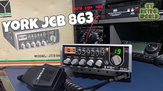 YORK JCB 863 CB Radio 40 Channel FM(UK 27/81)