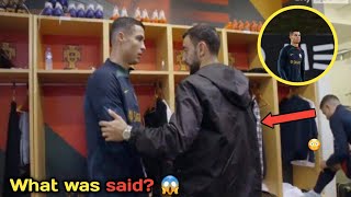 What did Cristiano Ronaldo say to Bruno Fernandes in Portugal's dressing room? 😱