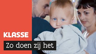 In de kleuterklas van juf Halinka nemen de ouders afscheid in de klas