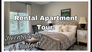 APARTMENT TOUR || A Cozy Cottage Farmhouse Apartment Rental || Furnish with Thrift Store Decor