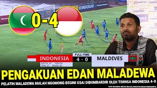 🔵SAMPAI GAK DIKASIH MAIN ~ Begini Pengakuan Pelatih Malahdewa USAI Timnya KALAH 4-0 dari indonesia