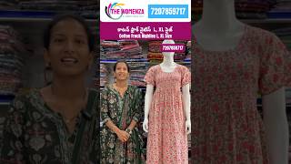 Cotton Frock Nighties L, XL size | Nighties wholesale and retail shop in  Hyderabad| The Womenza