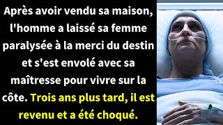 Après avoir vendu sa maison, l'homme a laissé sa femme paralysée à la merci du destin et s'est