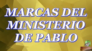 Marcas del Ministerio de Pablo