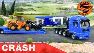 Heavy Transporting The JCB 457 Wheel Loader [Stop Motion]