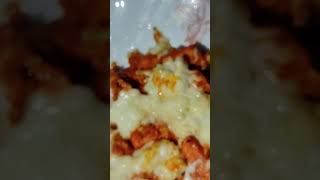 cheesy chicken 😍😋 made by sister 😘😘 #minivlog #song #bollywoodsongs #hindisong #trending #food