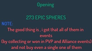 Open 273 Epic Spheres in Gods of Rome