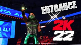 WWE 2K22 Mustafa Ali Full Entrance - Raw 2011 Arena