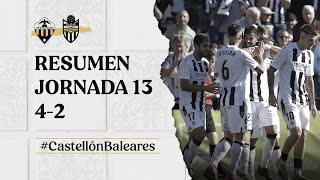 Resumen J13: CD Castellón 4-2 CD Atlético Baleares (19-11-2023)