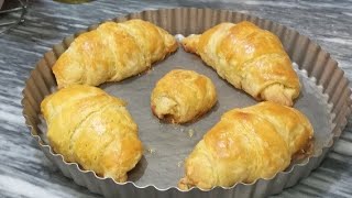 Bakery Style Croissants/Chicken Croissants/How to make  #bakerystylecroissants #chickencroissants