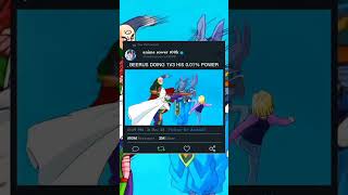 lord beerus use his 0.01% power #short #viral