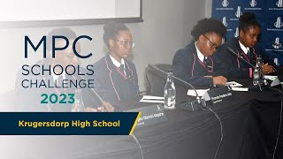 Meet Krugersdorp High School — Monetary Policy Committee Schools Challenge 2023 finalist