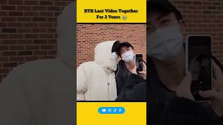 BTS Last Video Together For 2 Years 😭 #bts #shorts #jin #kpop