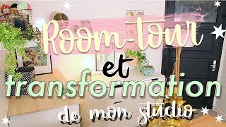 ROOM TOUR STUDIO YOUTUBE : RENOVE, DECORE & DIY atelier - craft room !