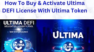 How To Buy ULTIMA DEFI License