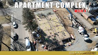 Pouring the slab on this Apartment Building !